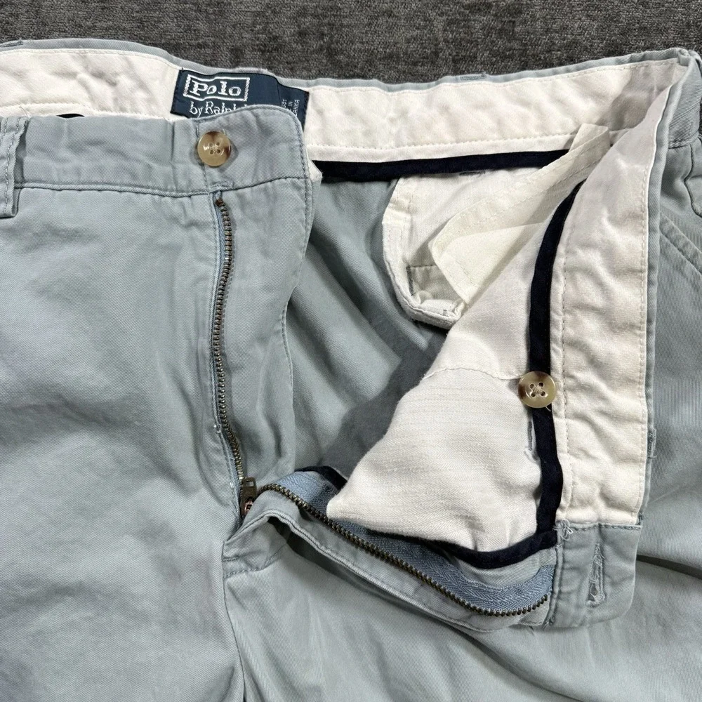 Vintage Polo By Ralph Lauren Light Blue Chino Pants Men's Size 38